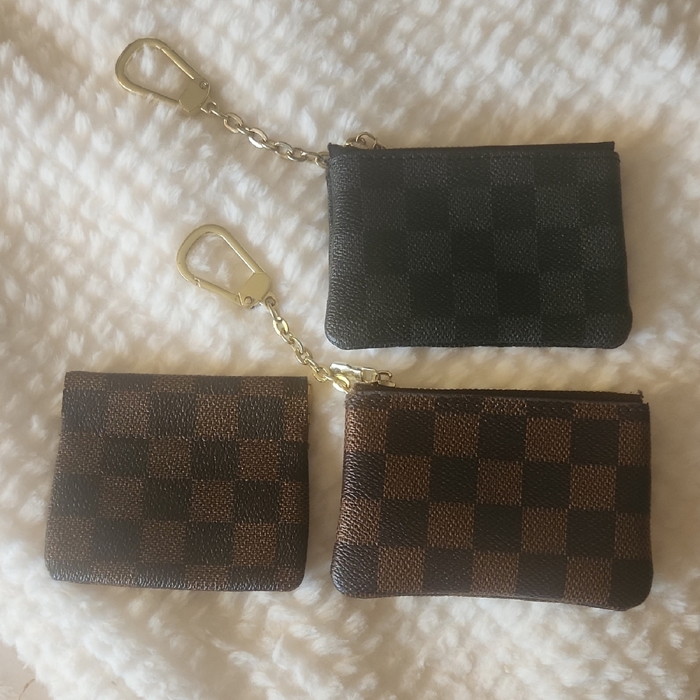 Lot Of Key/card Case And Coin Pouch